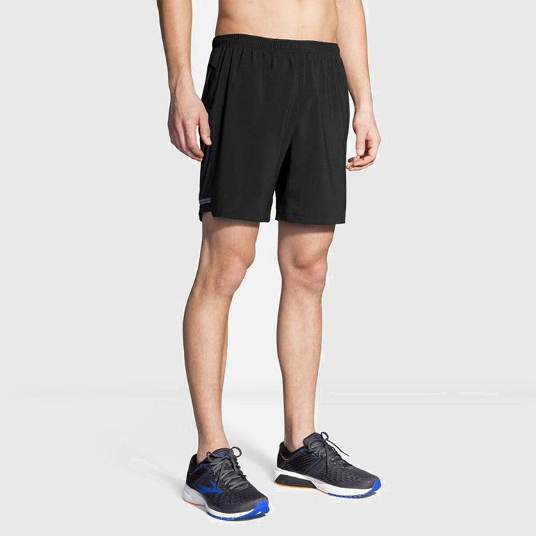 Brooks Sherpa 7 2-In-1 Löparshorts Herr 043675-SYV Grå